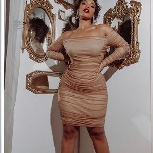 1x Gorgeous Rebdolls Nude Dress